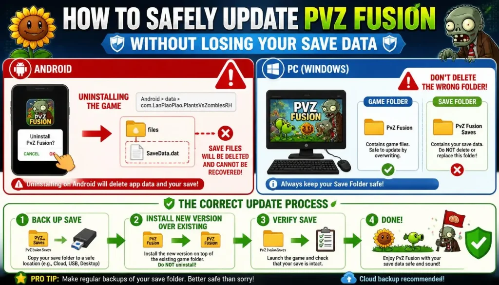 PvZ Fusion Update Guide
